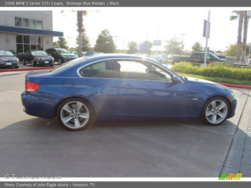 Montego Blue Metallic / Black 2008 BMW 3 Series 335i Coupe