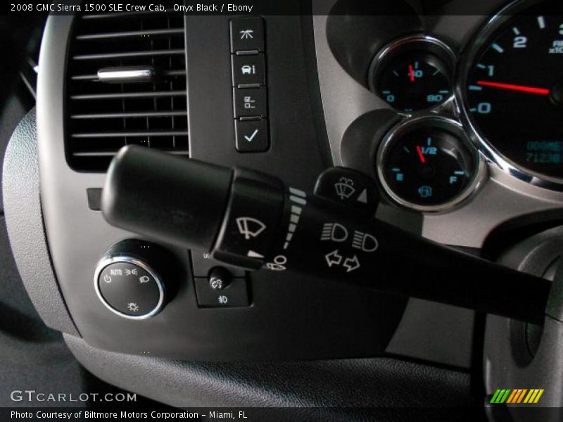 Onyx Black / Ebony 2008 GMC Sierra 1500 SLE Crew Cab