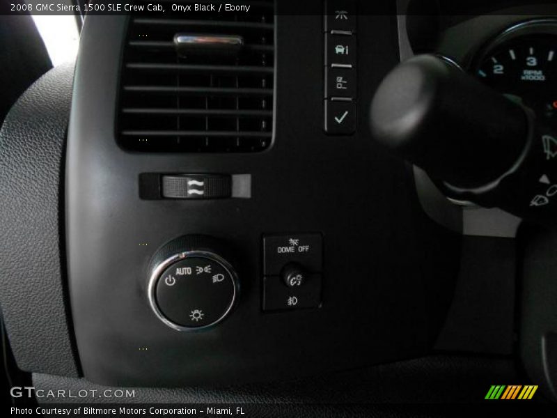 Onyx Black / Ebony 2008 GMC Sierra 1500 SLE Crew Cab
