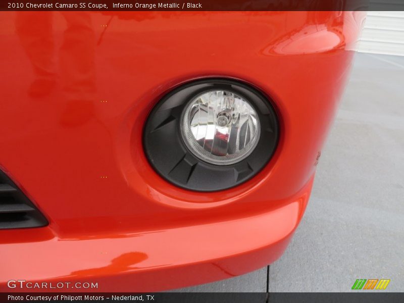 Inferno Orange Metallic / Black 2010 Chevrolet Camaro SS Coupe