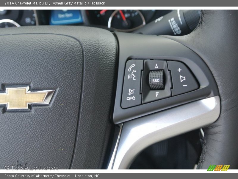 Ashen Gray Metallic / Jet Black 2014 Chevrolet Malibu LT
