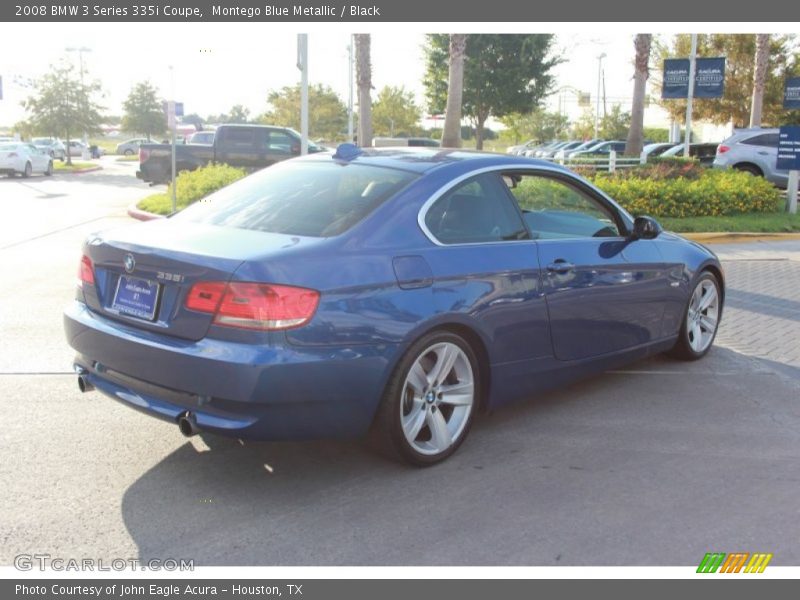 Montego Blue Metallic / Black 2008 BMW 3 Series 335i Coupe