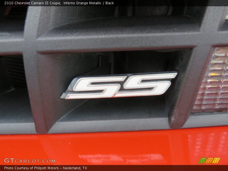 Inferno Orange Metallic / Black 2010 Chevrolet Camaro SS Coupe