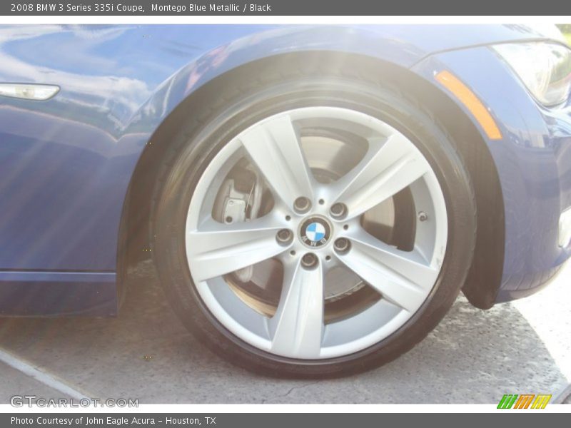 Montego Blue Metallic / Black 2008 BMW 3 Series 335i Coupe