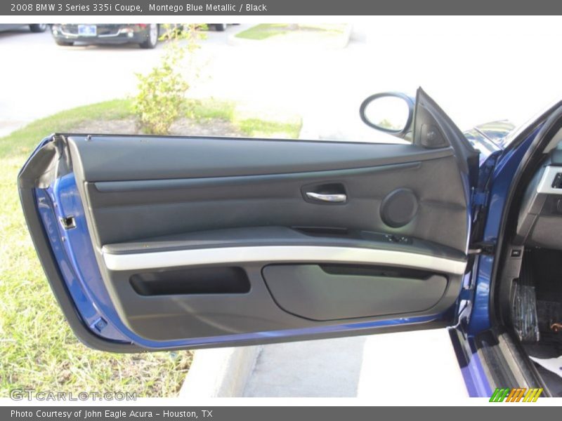 Montego Blue Metallic / Black 2008 BMW 3 Series 335i Coupe