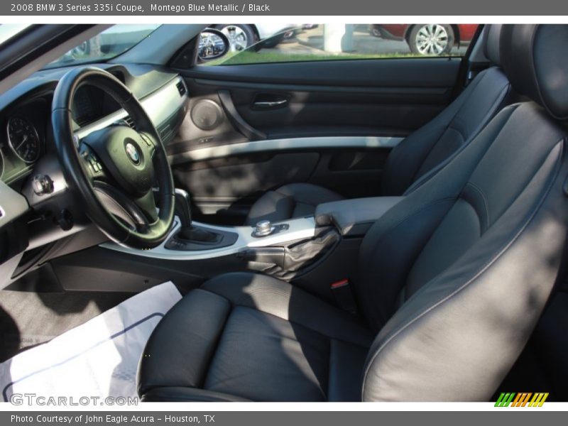 Montego Blue Metallic / Black 2008 BMW 3 Series 335i Coupe