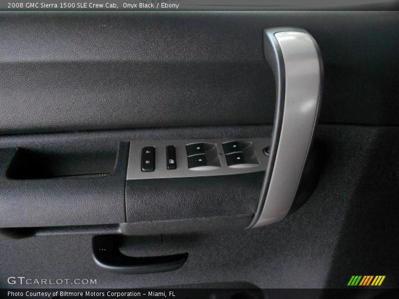 Onyx Black / Ebony 2008 GMC Sierra 1500 SLE Crew Cab