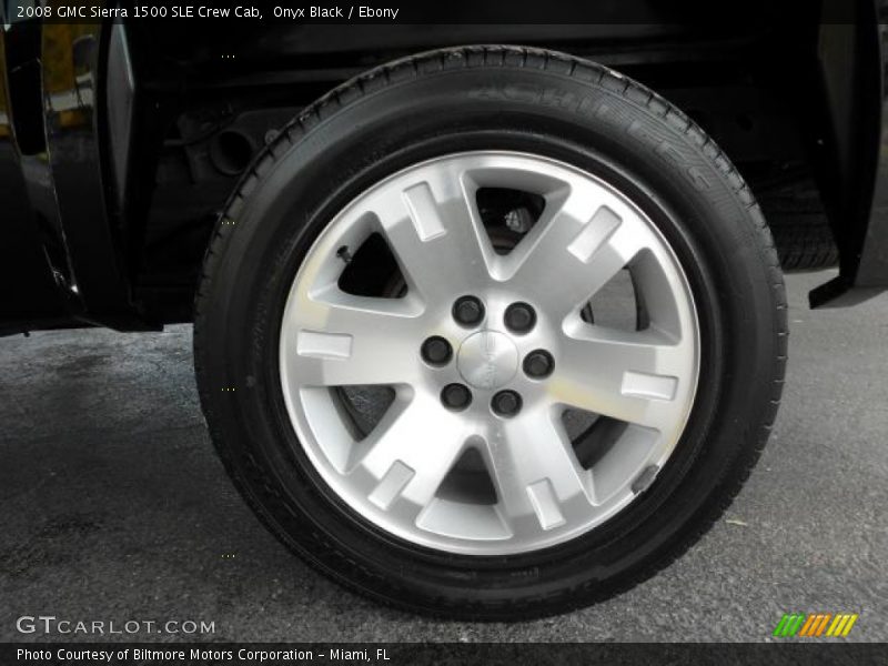 Onyx Black / Ebony 2008 GMC Sierra 1500 SLE Crew Cab