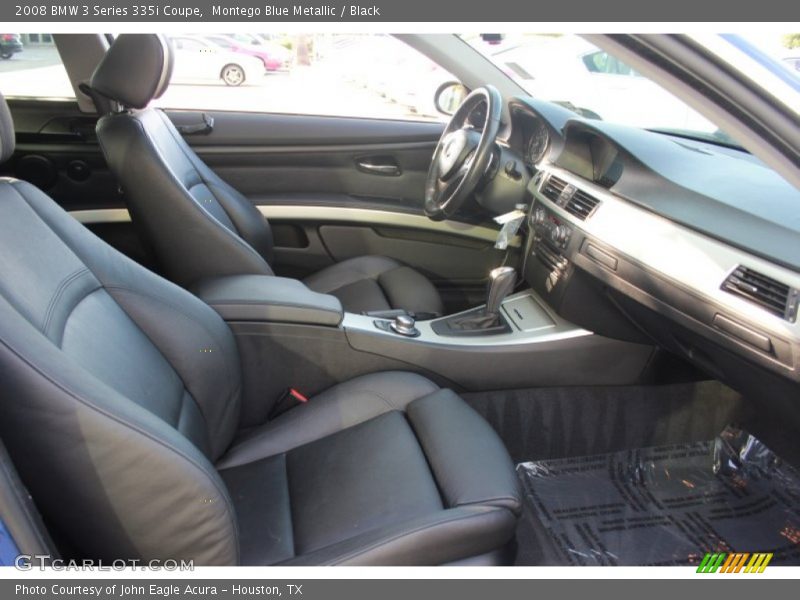 Montego Blue Metallic / Black 2008 BMW 3 Series 335i Coupe