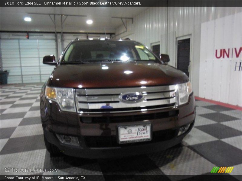 Cinnamon Metallic / Sport Black Leather/Grey Alcantara 2010 Ford Edge SEL