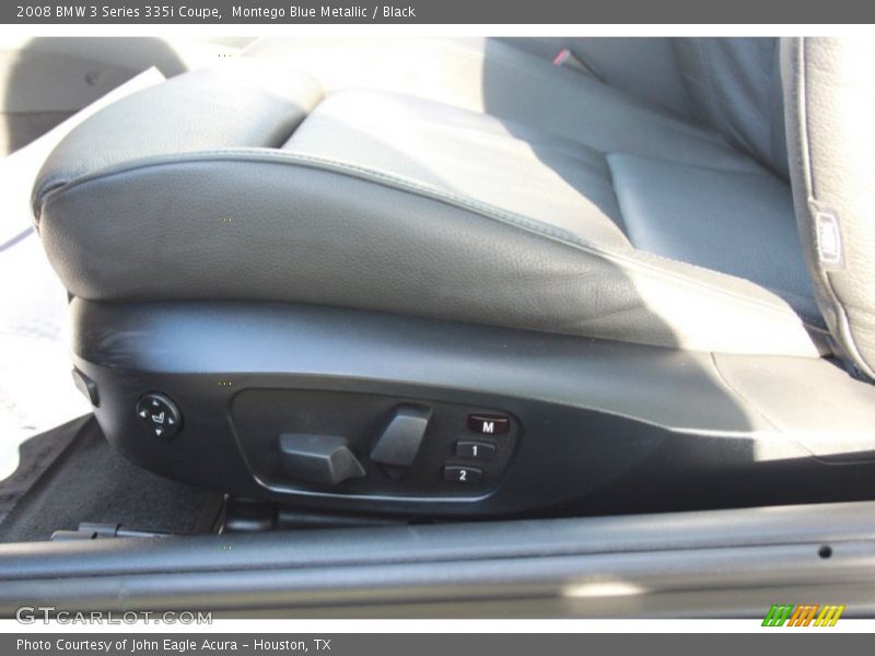 Montego Blue Metallic / Black 2008 BMW 3 Series 335i Coupe