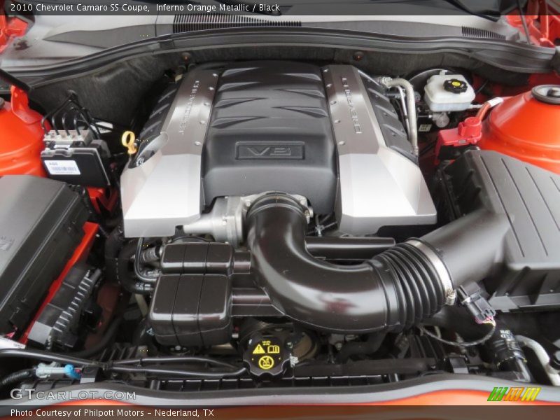Inferno Orange Metallic / Black 2010 Chevrolet Camaro SS Coupe