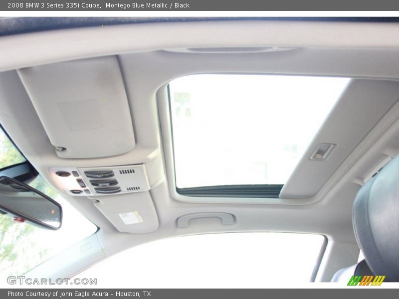 Montego Blue Metallic / Black 2008 BMW 3 Series 335i Coupe