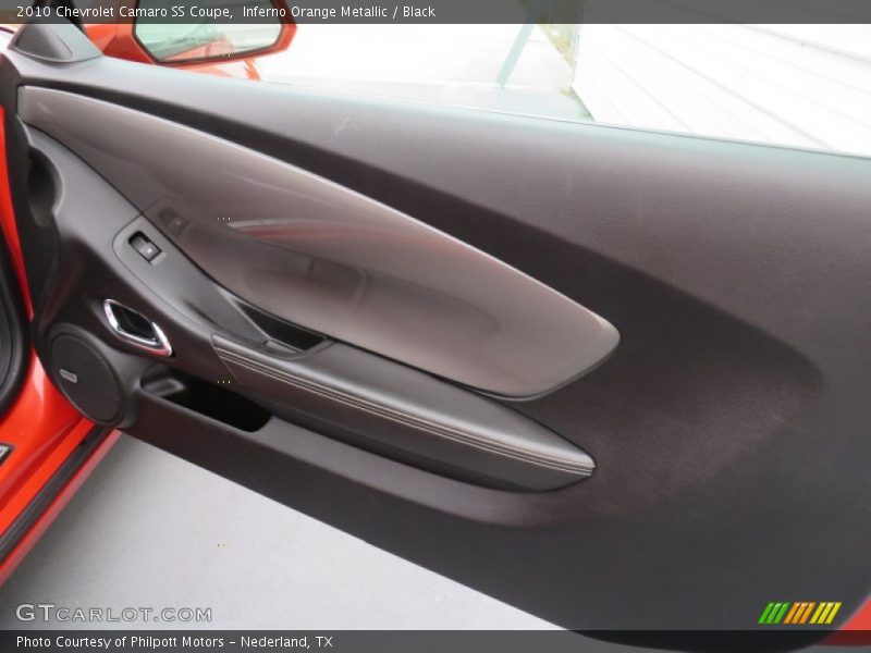 Inferno Orange Metallic / Black 2010 Chevrolet Camaro SS Coupe