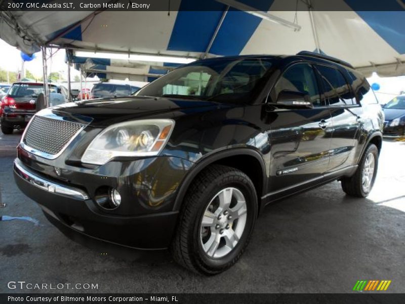 Carbon Metallic / Ebony 2007 GMC Acadia SLT