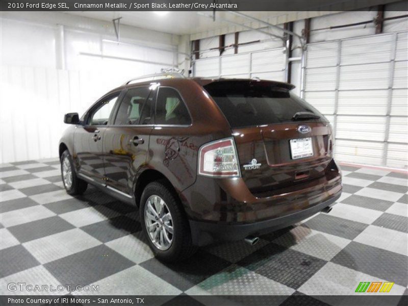 Cinnamon Metallic / Sport Black Leather/Grey Alcantara 2010 Ford Edge SEL