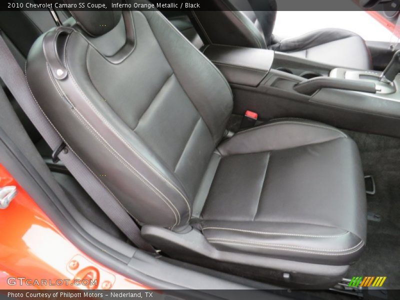 Inferno Orange Metallic / Black 2010 Chevrolet Camaro SS Coupe