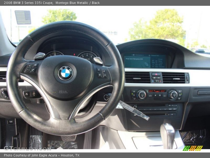 Montego Blue Metallic / Black 2008 BMW 3 Series 335i Coupe