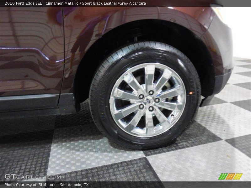 Cinnamon Metallic / Sport Black Leather/Grey Alcantara 2010 Ford Edge SEL