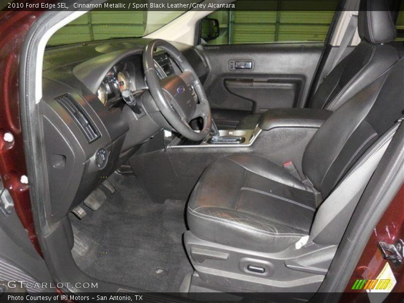Cinnamon Metallic / Sport Black Leather/Grey Alcantara 2010 Ford Edge SEL