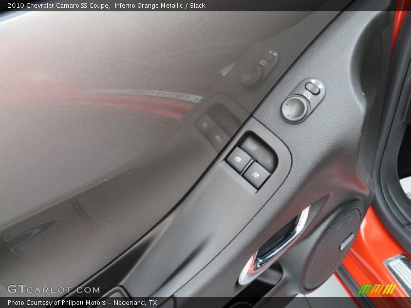 Inferno Orange Metallic / Black 2010 Chevrolet Camaro SS Coupe