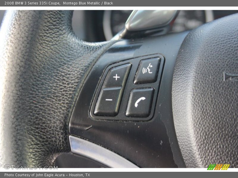 Montego Blue Metallic / Black 2008 BMW 3 Series 335i Coupe