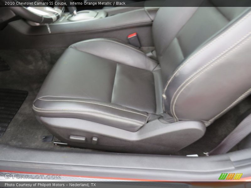 Inferno Orange Metallic / Black 2010 Chevrolet Camaro SS Coupe