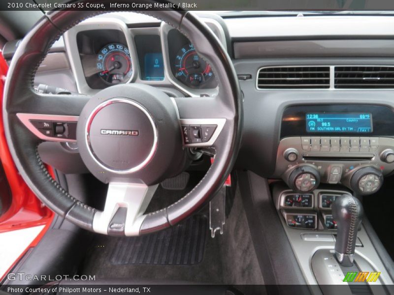 Inferno Orange Metallic / Black 2010 Chevrolet Camaro SS Coupe
