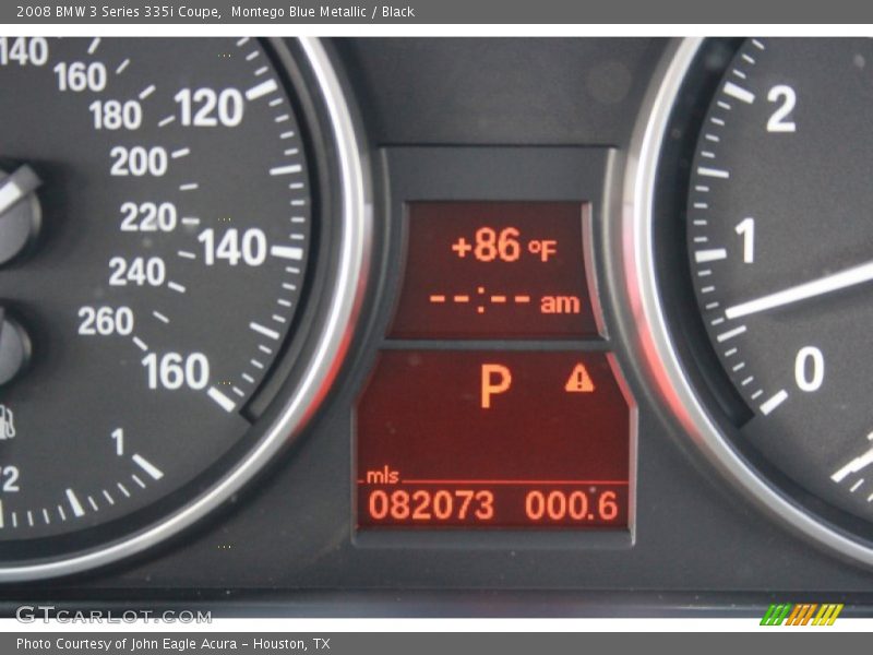 Montego Blue Metallic / Black 2008 BMW 3 Series 335i Coupe