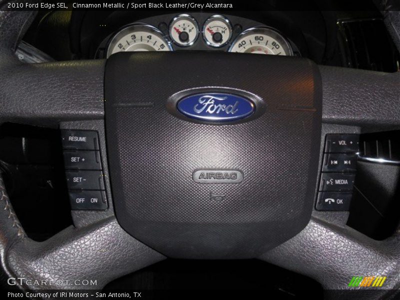 Cinnamon Metallic / Sport Black Leather/Grey Alcantara 2010 Ford Edge SEL