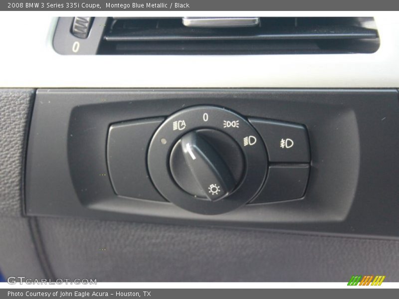 Montego Blue Metallic / Black 2008 BMW 3 Series 335i Coupe