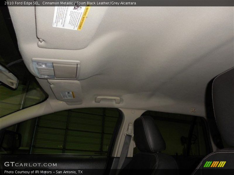 Cinnamon Metallic / Sport Black Leather/Grey Alcantara 2010 Ford Edge SEL