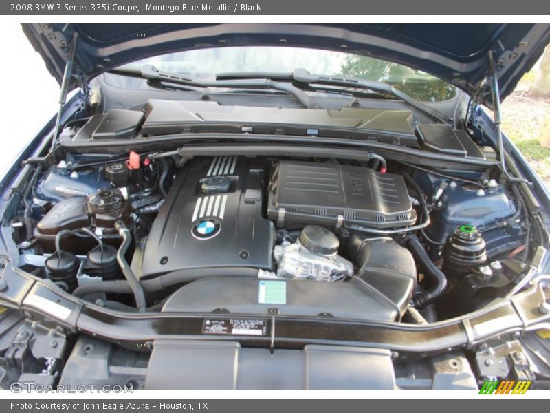 Montego Blue Metallic / Black 2008 BMW 3 Series 335i Coupe