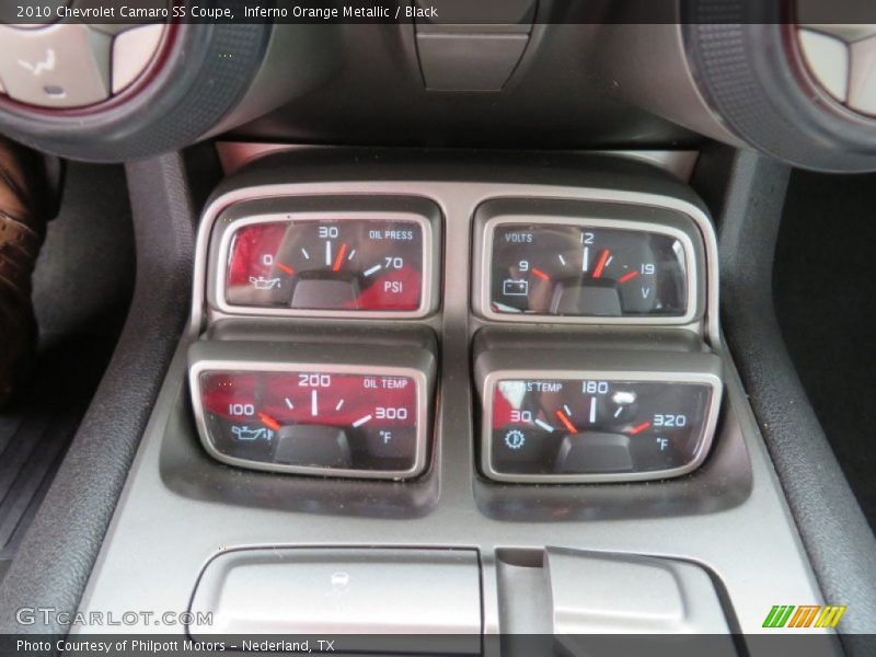 Inferno Orange Metallic / Black 2010 Chevrolet Camaro SS Coupe