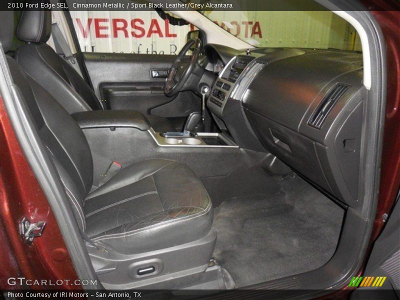 Cinnamon Metallic / Sport Black Leather/Grey Alcantara 2010 Ford Edge SEL