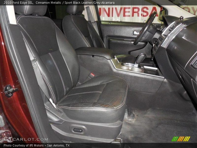Cinnamon Metallic / Sport Black Leather/Grey Alcantara 2010 Ford Edge SEL