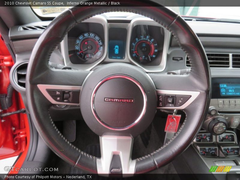 Inferno Orange Metallic / Black 2010 Chevrolet Camaro SS Coupe