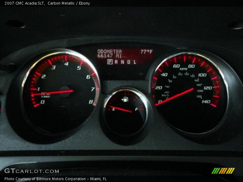 Carbon Metallic / Ebony 2007 GMC Acadia SLT