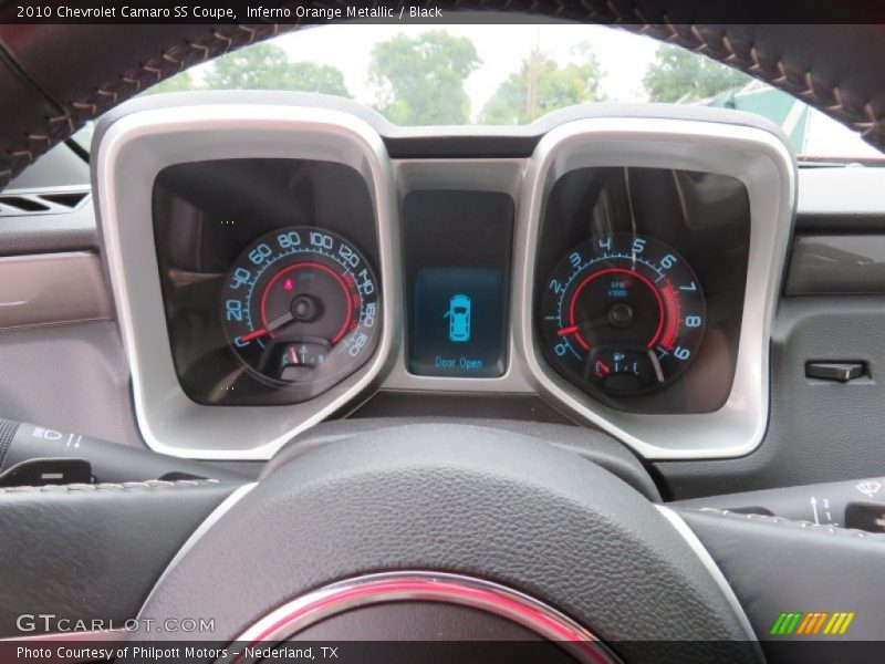Inferno Orange Metallic / Black 2010 Chevrolet Camaro SS Coupe