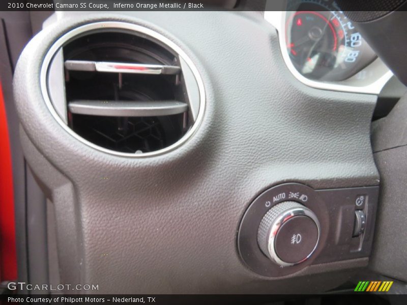 Inferno Orange Metallic / Black 2010 Chevrolet Camaro SS Coupe