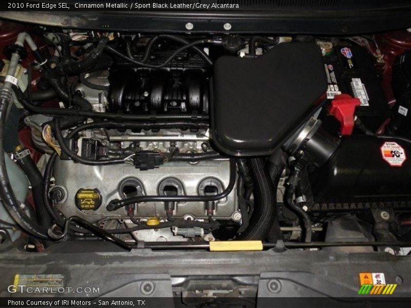 Cinnamon Metallic / Sport Black Leather/Grey Alcantara 2010 Ford Edge SEL