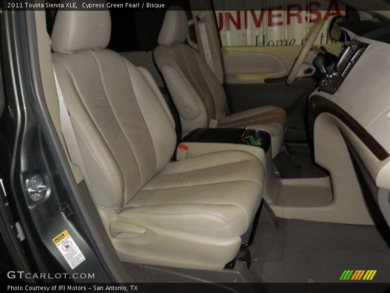 Cypress Green Pearl / Bisque 2011 Toyota Sienna XLE