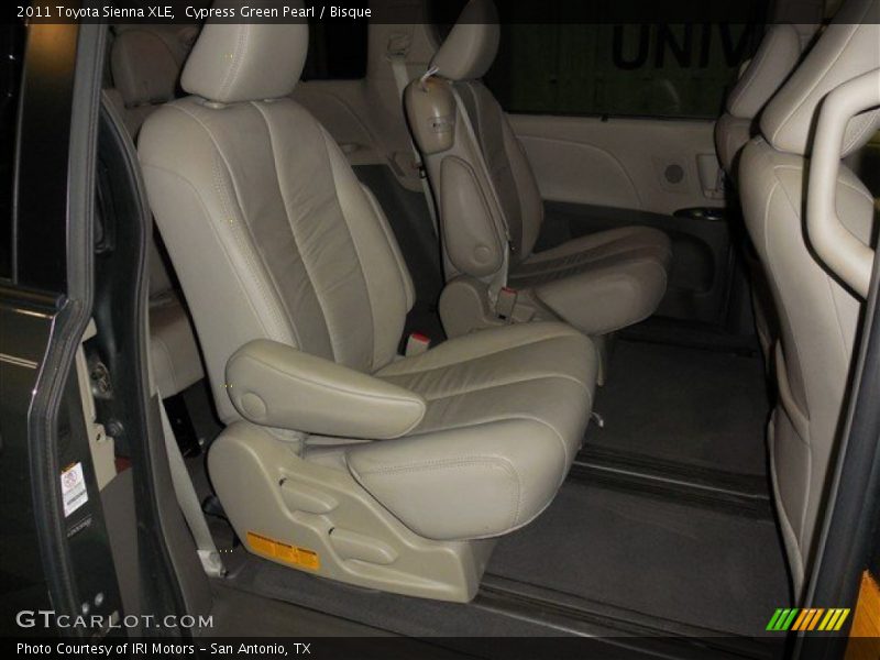 Cypress Green Pearl / Bisque 2011 Toyota Sienna XLE