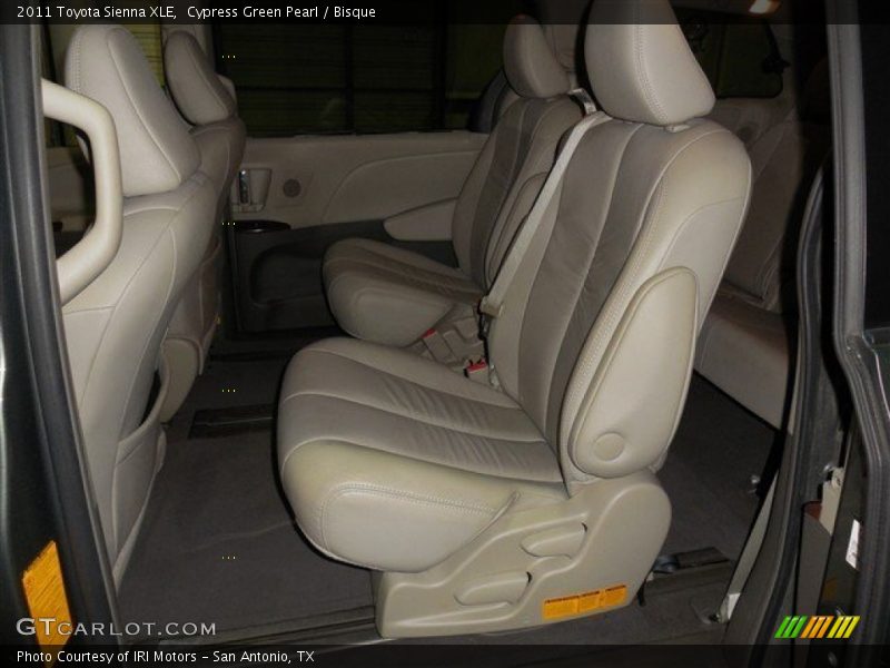 Cypress Green Pearl / Bisque 2011 Toyota Sienna XLE