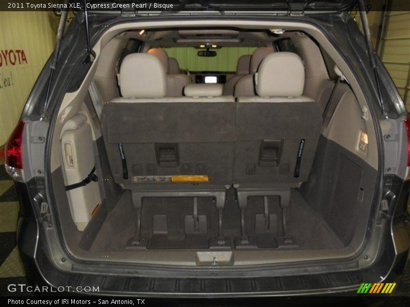 Cypress Green Pearl / Bisque 2011 Toyota Sienna XLE