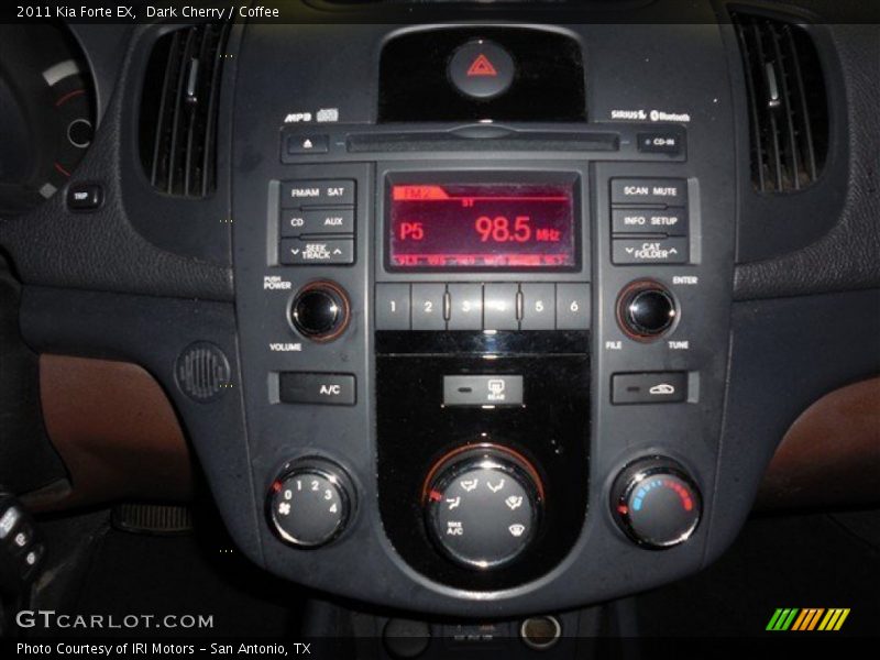 Dark Cherry / Coffee 2011 Kia Forte EX