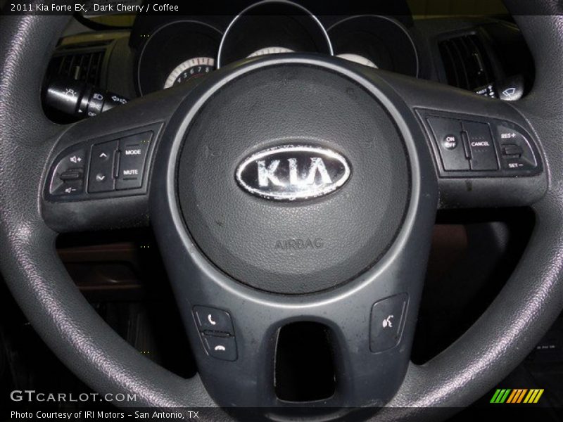 Dark Cherry / Coffee 2011 Kia Forte EX