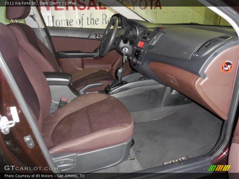 Dark Cherry / Coffee 2011 Kia Forte EX