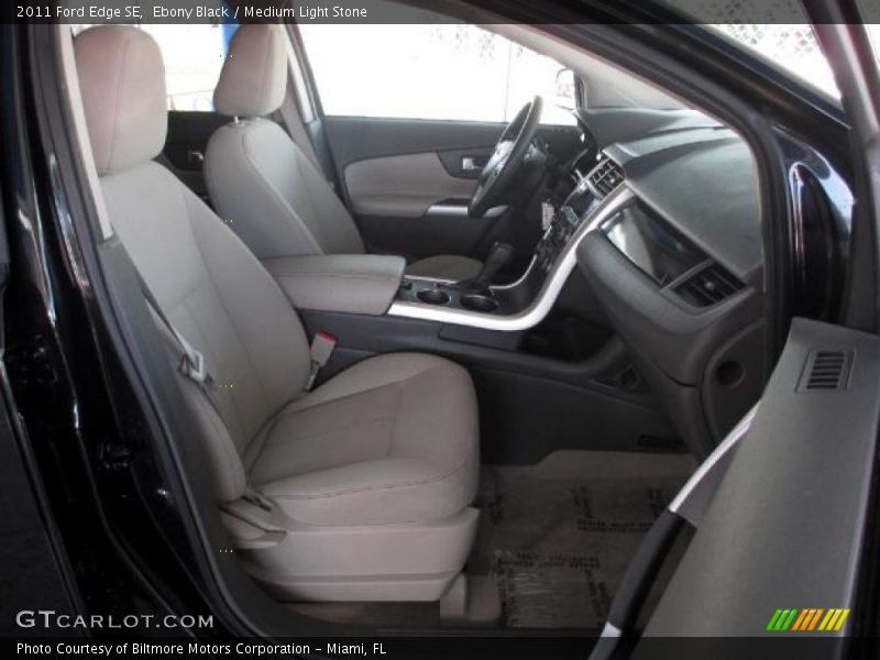 Ebony Black / Medium Light Stone 2011 Ford Edge SE