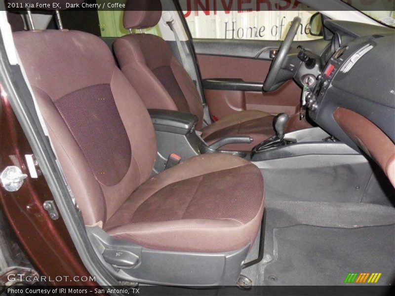 Dark Cherry / Coffee 2011 Kia Forte EX